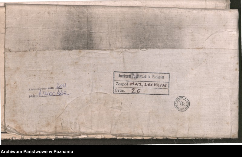 Obraz 2 z jednostki "Karte von dem Rittergute Lechlin nebst Zubehör im Kreise Wongrowitz [mapa majątku Lechlin, wraz z przyległościami, w pow. wągrowieckim]"