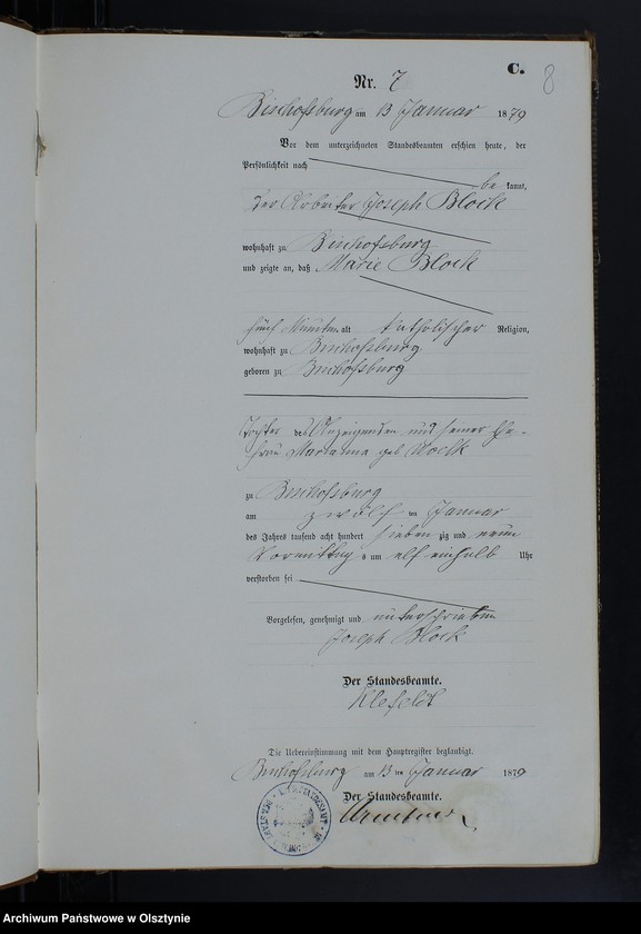 image.from.unit.number "Sterbe-Neben-Register Nr 1 - 144"