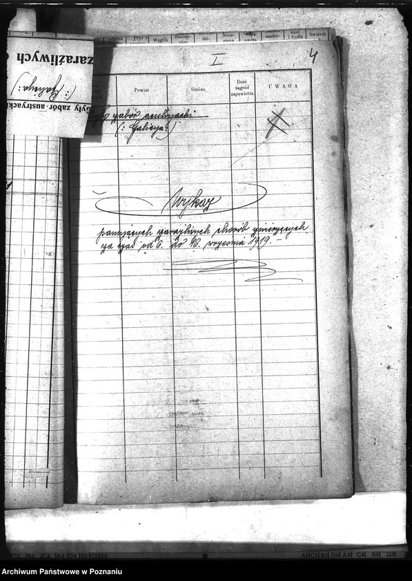 Obraz 10 z jednostki "Wykaz zaraźliwych chorób zwierzęcych Galicja"