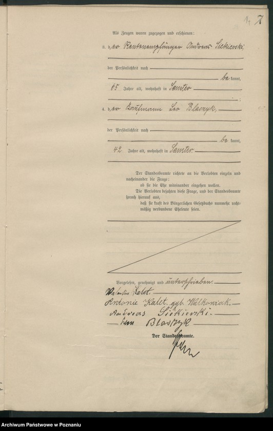 Obraz 17 z jednostki "Heirats-Haupt-Register"