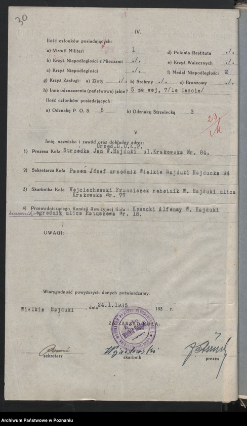 image.from.unit.number "Raporty ze stanu kół okręgu pomorskiego i śląskiego Związku Weteranów Powstań Narodowych Rzeczypospolitej Polski."