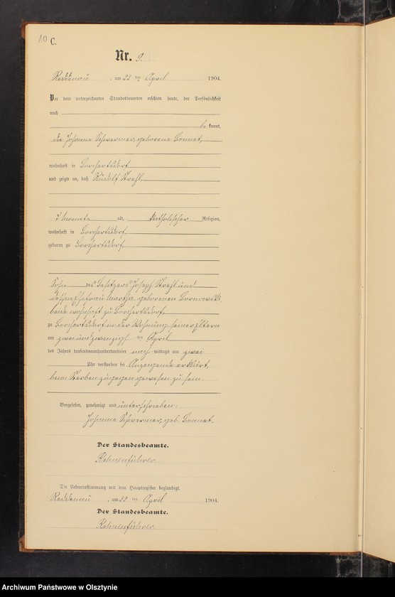 image.from.unit.number "Sterbe-Neben-Register Nr 1 - 21"