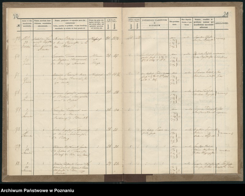 Obraz 13 z jednostki "Księga małżeństw"