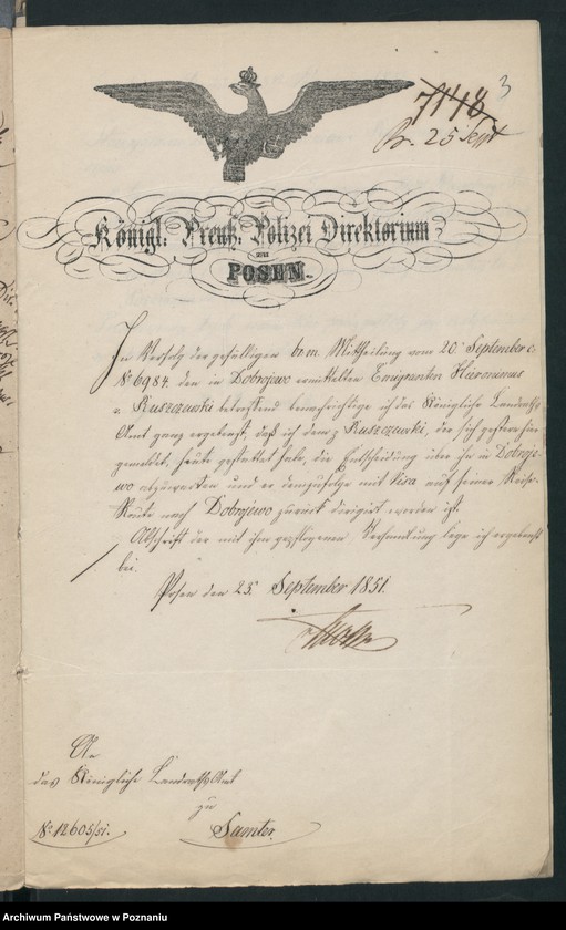 Obraz 7 z jednostki "A. betr. Hieronimus von Ruszczewski alias Zakrzewski"