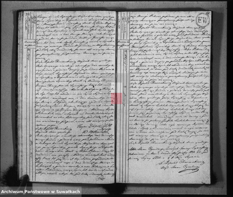 image.from.unit.number "Księga aktów stanu cywilnego zeszłych w gminie seyneńskiey na rok 1814"