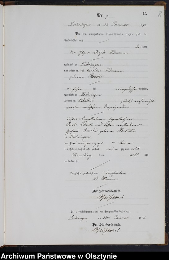 image.from.unit.number "Sterbe-Neben-Register Tom I,Nr 1 - 61"