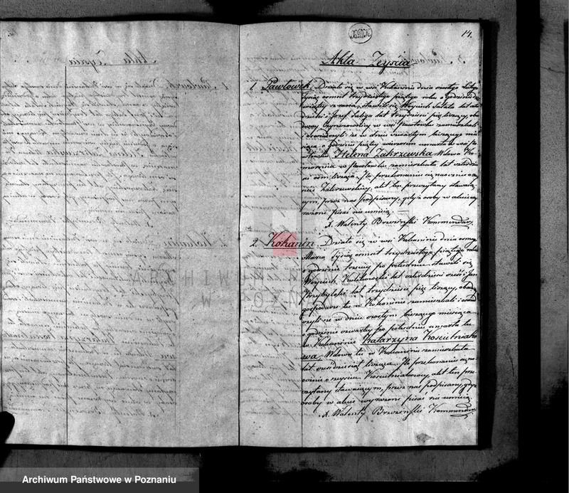 image.from.unit.number "Duplikat do zapisywania akt urodzenia, małżeństw i zejścia"