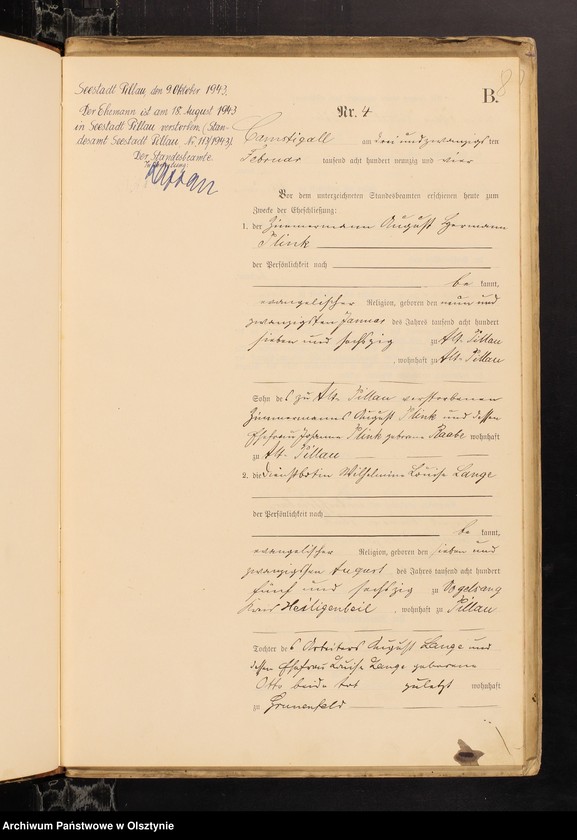 image.from.unit.number "Heiraths-Haupt-Register Nr 1 - 30"