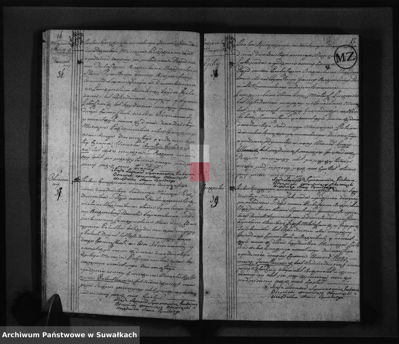 image.from.unit.number "Akta Zeszłych w Gminiej Berznickiey od 10 Maja 1809 R-u"