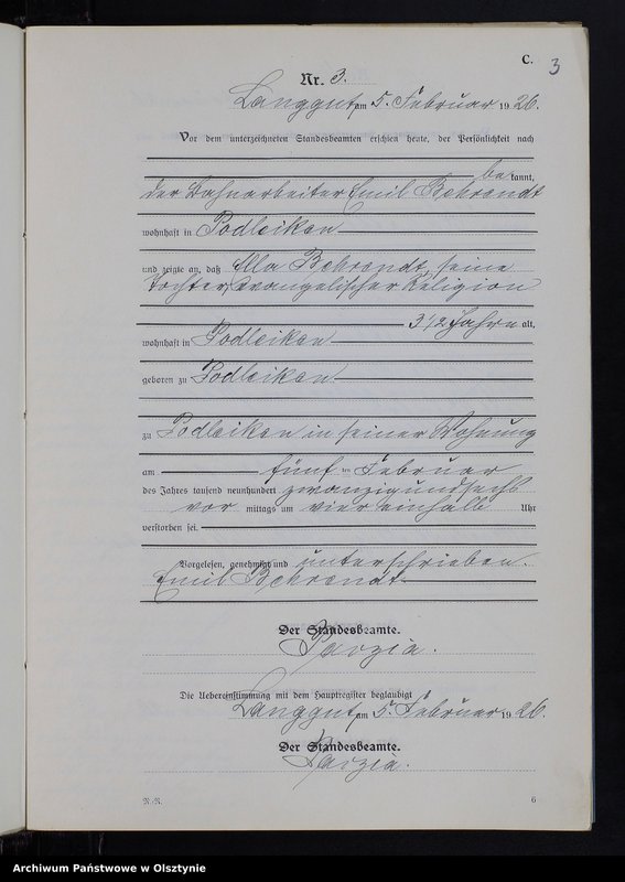 image.from.unit.number "Sterbe-Neben-Register Nr 1 - 27"