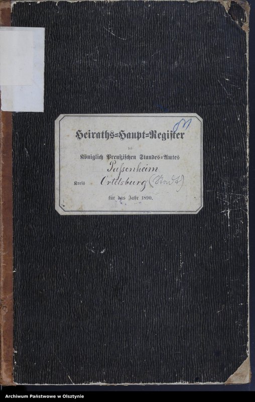 image.from.unit.number "Heiraths-Haupt-Register Nr 1 - 11"