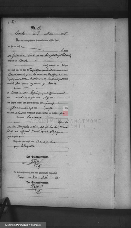 image.from.team "Urząd Stanu Cywilnego Powidz - obwód miejski (pow. gnieźnieński)"