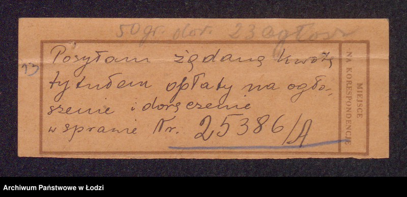 Obraz 15 z jednostki "Aron Hersz Rotenberg- skład sukna i kortów"