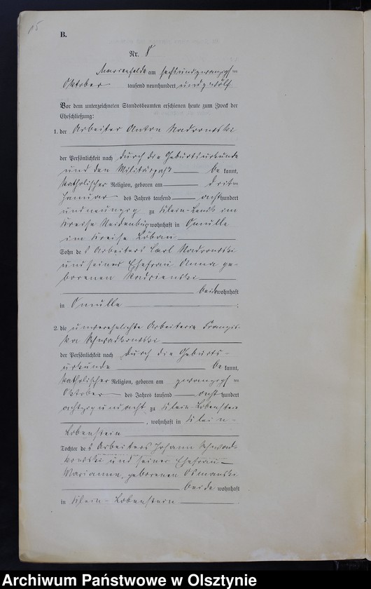 image.from.unit.number "Heiraths-Neben-Register Nr 1 - 11"