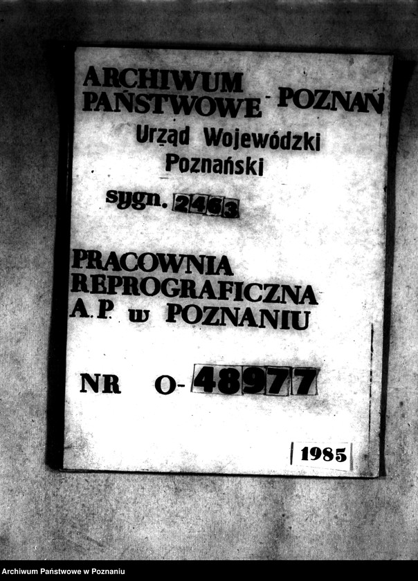 Obraz 1 z jednostki "/Majątek Rataje powiatu konińskiego przymusowy wykup/"