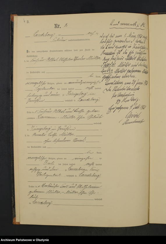 image.from.unit.number "Heiraths-Neben-Register Nr 1 - 11"