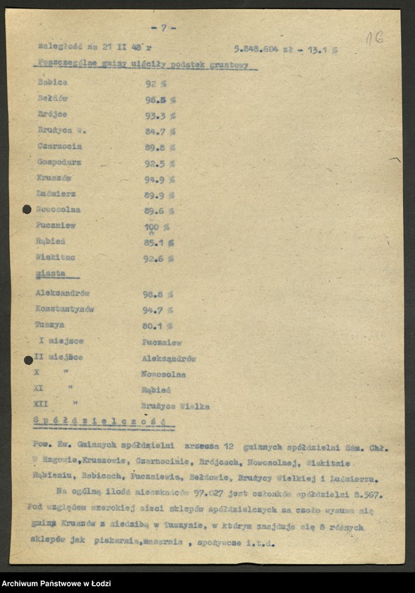 Obraz 18 z jednostki "Konferencje sprawozdawczo - wyborcze - protokoły [z załącznikami]"