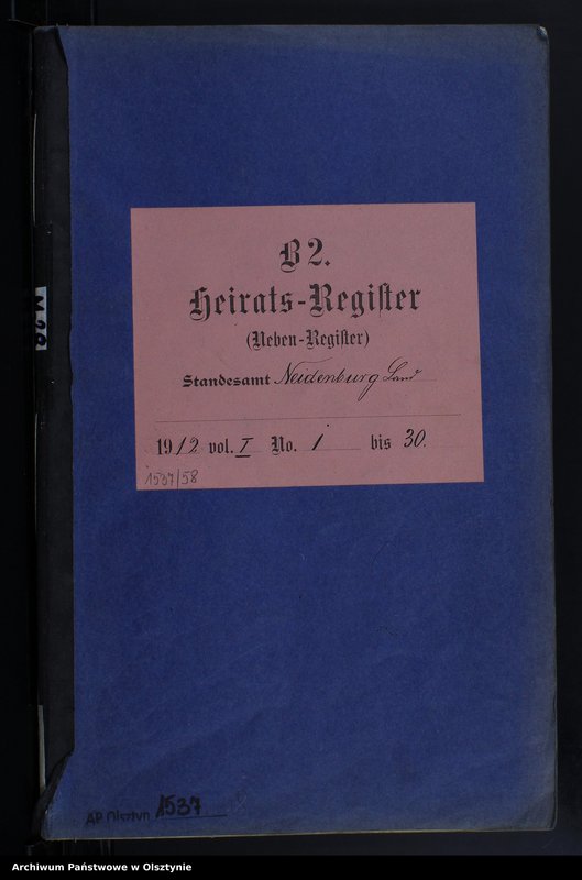 image.from.unit.number "Heirats-Neben-Register Nr 1 -30"