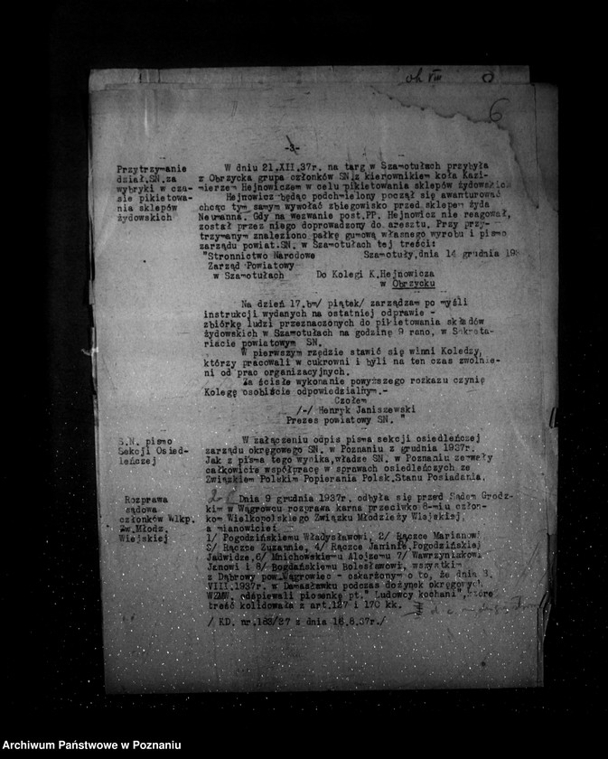 Obraz 10 z jednostki "Komunikaty meldunki dzienne sytuacyjne"