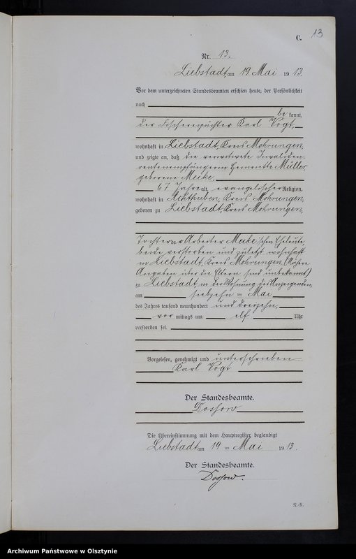 image.from.unit.number "Sterbe-Neben-Register Nr 1 - 47"
