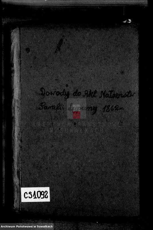 image.from.unit.number "Dowody do akt małżeństw Parafii Lejpuny z roku 1862"