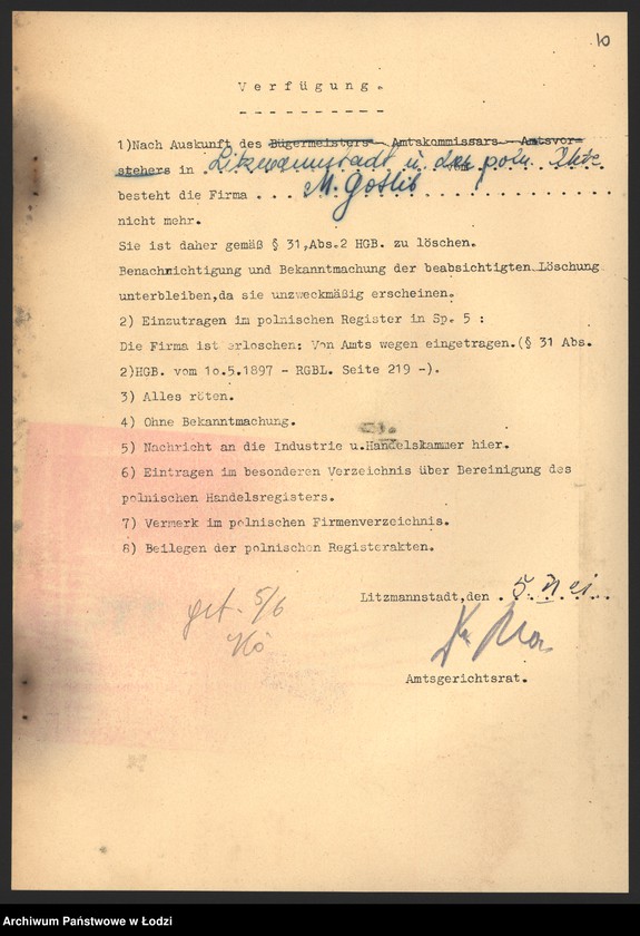 Obraz 12 z jednostki "Mojżesz Gotlib- sprzedaż szkła"