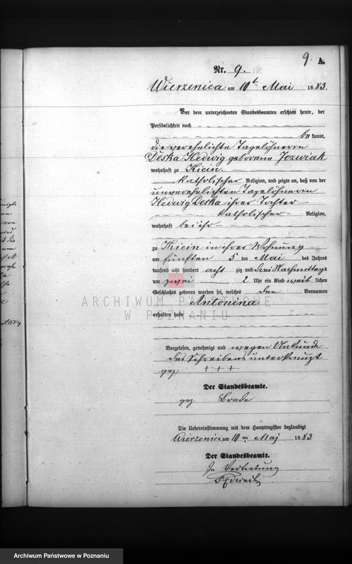 Obraz 11 z jednostki "Księga urodzeń"