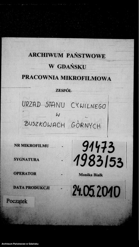 Obraz 1 z jednostki "Księga zgonów"