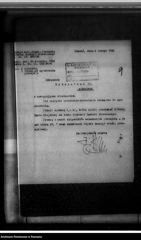 image.from.unit.number "Zatwierdzenie zakładu przemysłowego wytwórni musztardy W. Paetz w Poznaniu"