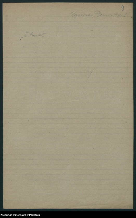 Obraz 10 z jednostki "[Korespondencja w sprawie sporządzania kwartalnych wykazów oględziny bydła rzeźnego i mięsa]"