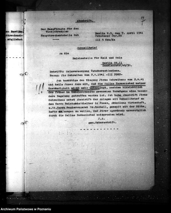 Obraz 11 z jednostki "Hermannsbad- Saline- Salzlager in Oberschlesien"