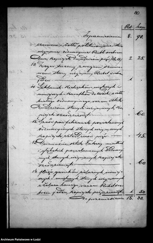 Obraz 14 z jednostki "Akta tyczące się ustanowienia opieki nad nieletnimi po zmarłym Krystianie Rudolf"