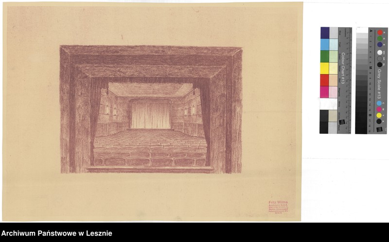 Obraz 3 z jednostki "Leszno miasto. Dokumentacja projektowa teatru."