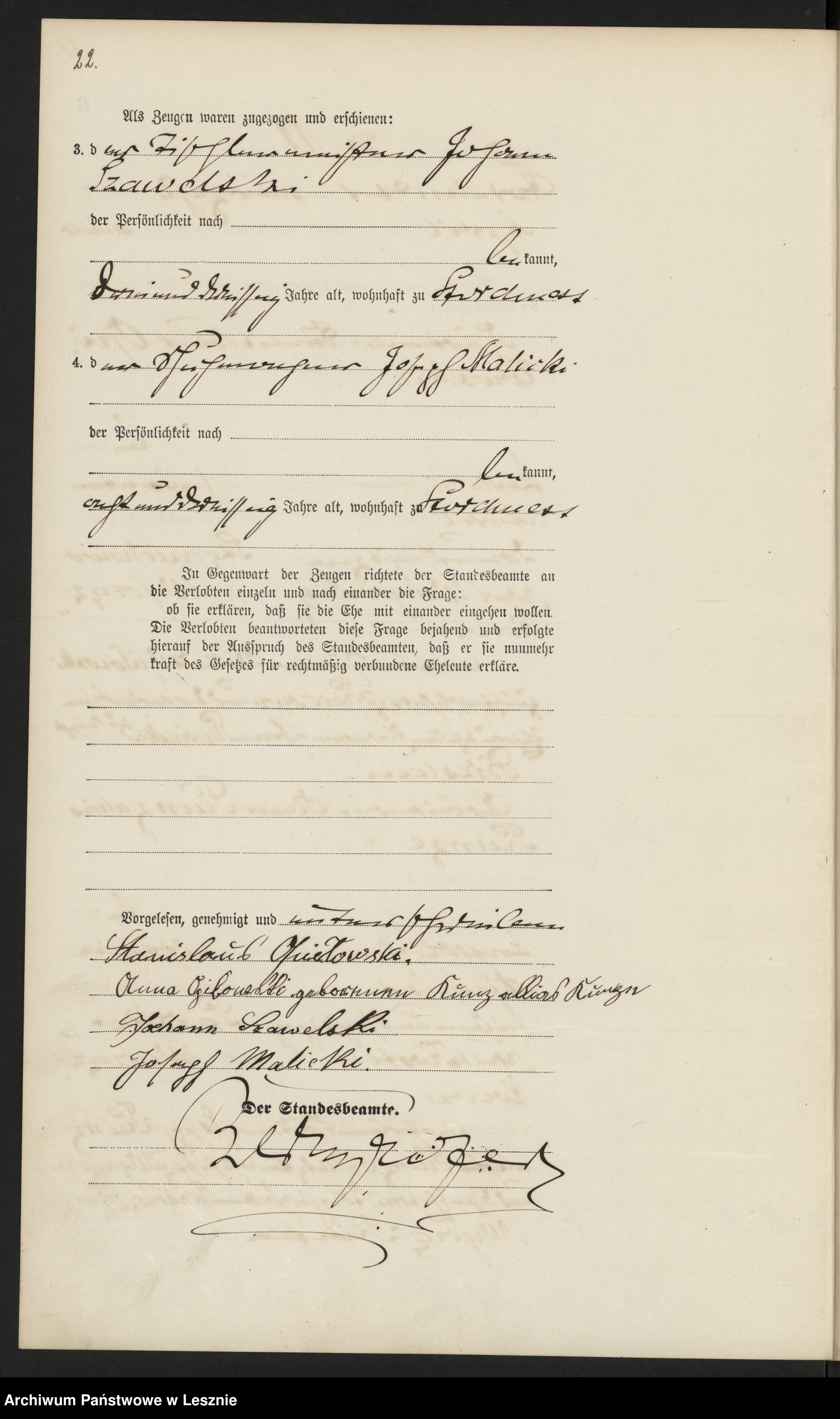 Skan z jednostki: [Księga małżeństw]