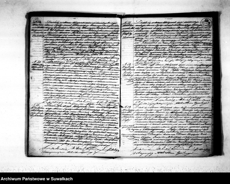 Obraz 10 z jednostki "[Duplikat akt urodzonych, zaślubionych i zmarłych]"