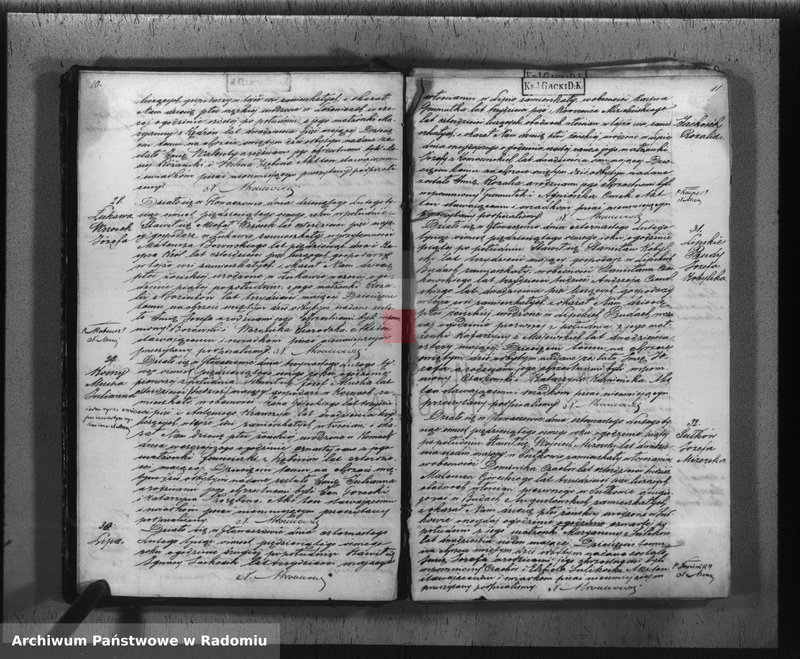 image.from.unit.number "Duplikat aktów religijno cywilnych urodzenia, małżeństw i zejścia w parafii Głowaczów 1858 r."