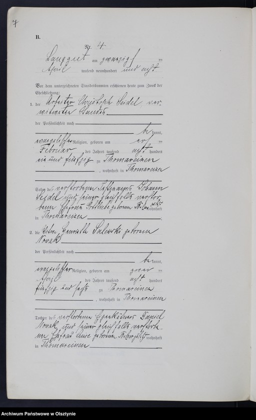 image.from.unit.number "Heirats-Neben-Register Nr 1 - 9"