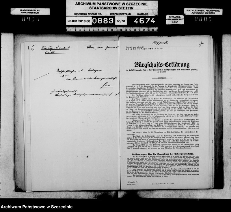 image.from.unit.number "Besitzfestigung des Grundstücks des Stellmachers Ludwig Hirsch in Wierschutzin Kreis Lauenburg"