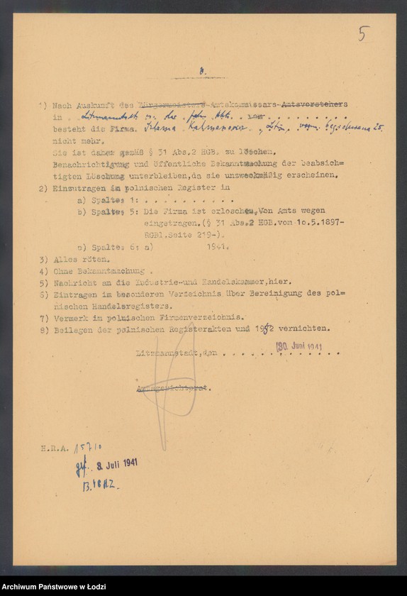 Obraz 7 z jednostki "Szlama Kalmanowicz – wyrób cholewek"