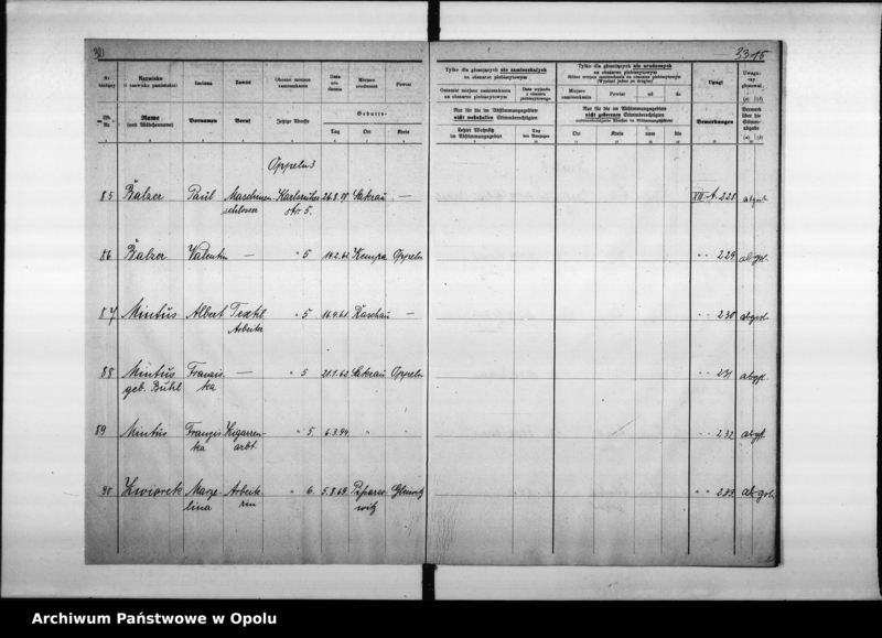 Obraz 20 z jednostki "42. Wahlbezirk Wahllokal: Schule Stadtteil Sakrau"