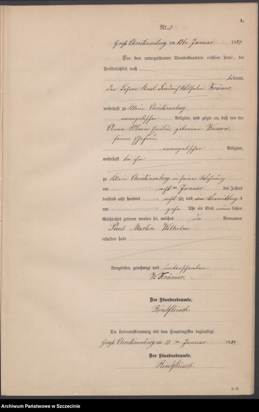Obraz 6 z jednostki "Geburts-Register (Neben-Register)"