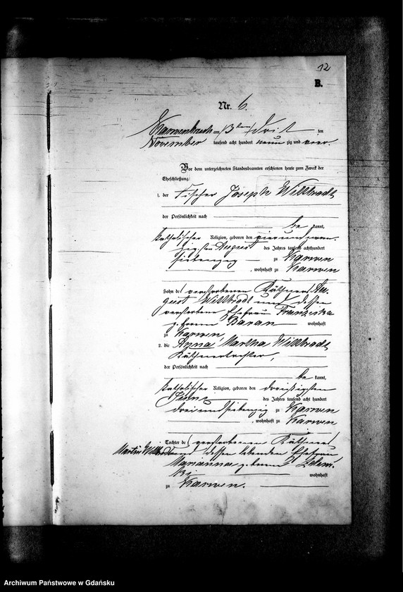 image.from.unit.number "Księga małżeństw"