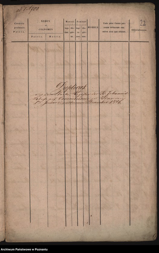 Obraz 14 z jednostki "Księga urodzeń, małżeństw i zgonów"