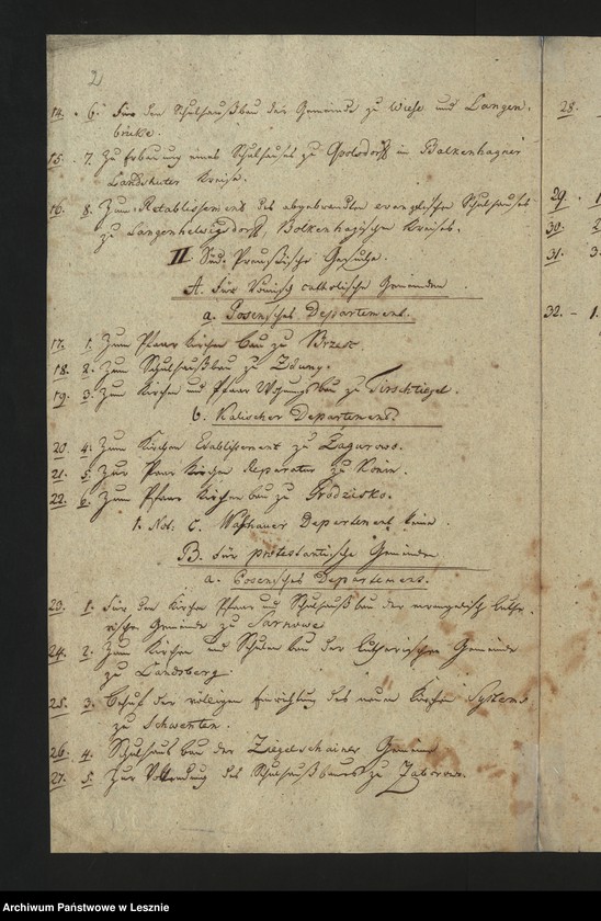 Obraz 4 z jednostki "[Nachweisung der für das Jahr 1800 in Schleisen und Südpreussen bewilligten Haus und Kirchen-Kollekten]"