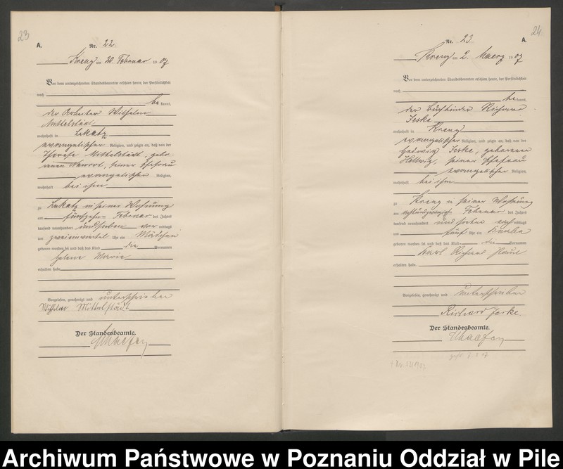 Obraz 15 z jednostki "Księga urodzeń"