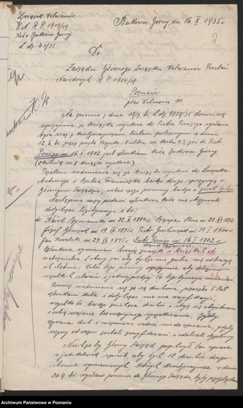 Obraz 4 z jednostki "Bukowiec Górny, powiat Leszno akta koła."