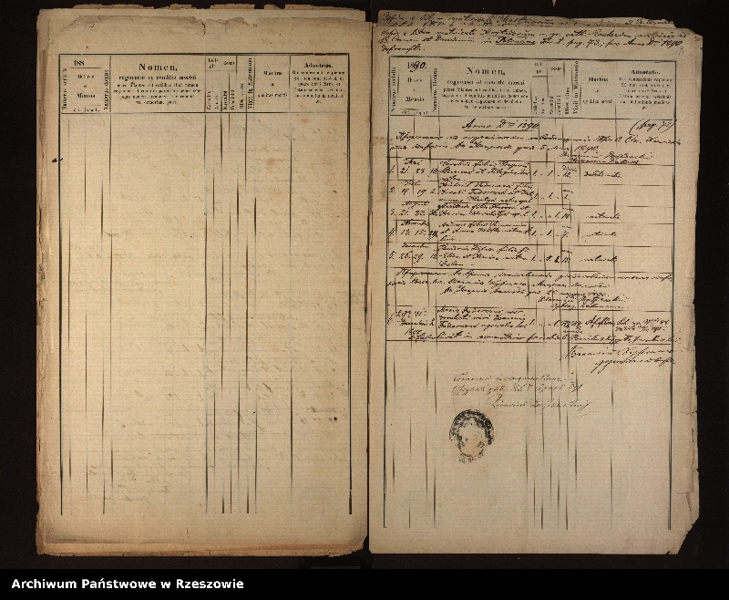 image.from.unit.number "Księga urodzeń, małżeństw i zgonów dla miejscowości Męcina Wielka, Rozdziele, Pstrążne, Wapienne"