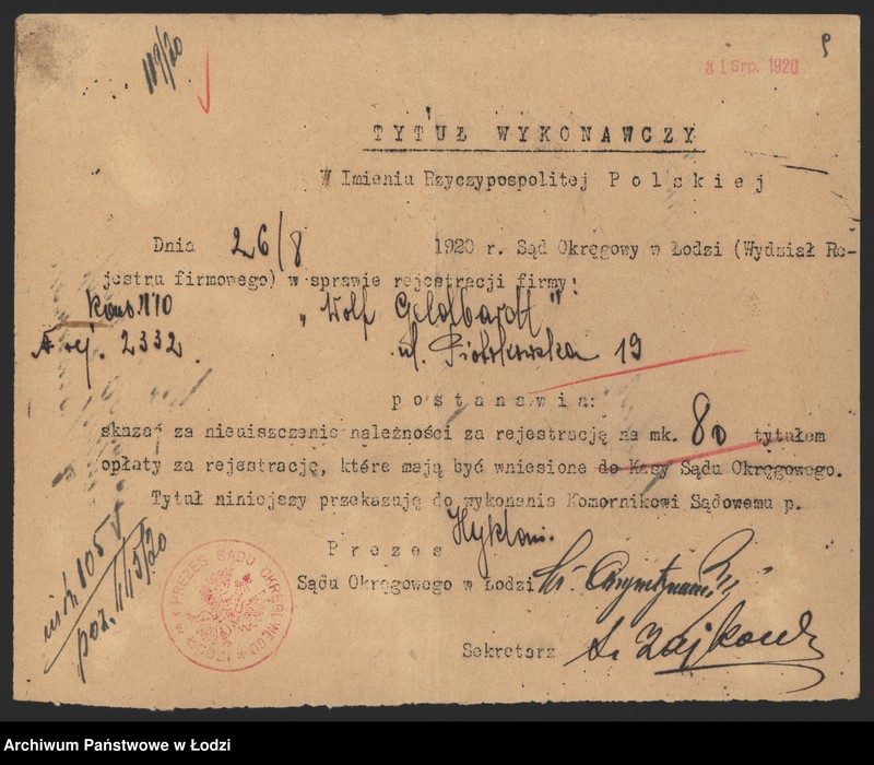 Obraz 11 z jednostki "Wolf Gelbard- sprzedaż manufaktury"