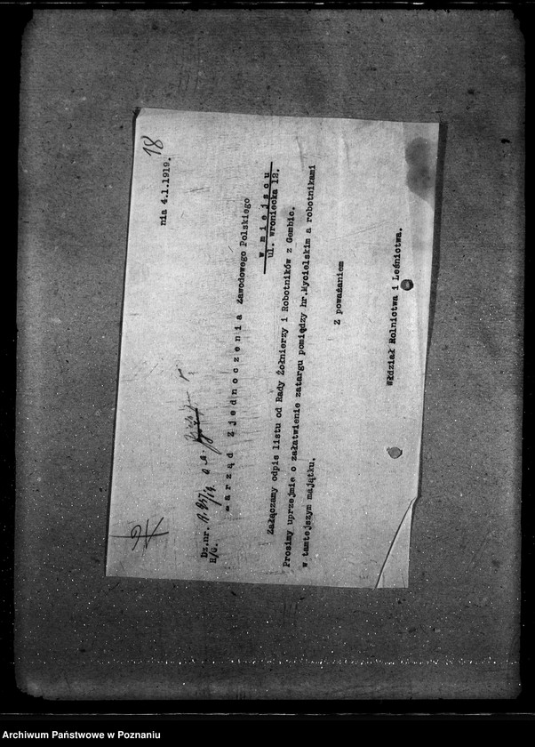 Obraz 15 z jednostki "Centralne Zjednoczenie Zaw. Polskie"