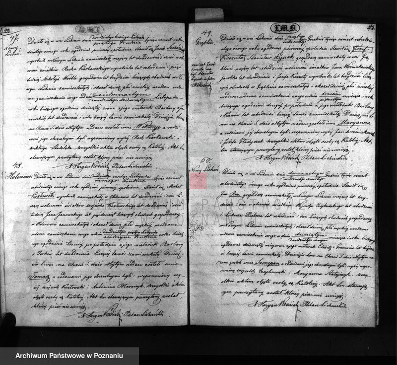 Obraz 13 z jednostki "Duplikat urodzonych, zaślubionych i zmarłych"
